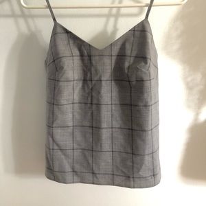 [banana republic] gray v-neck top